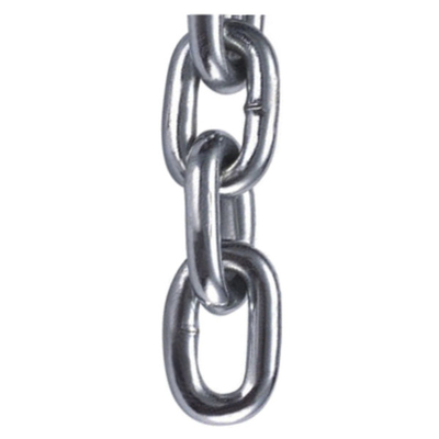 6mm 8mm Kısa Baklalı Galvanizli Zincir DIN 5685 Zincir 500N - 21200N