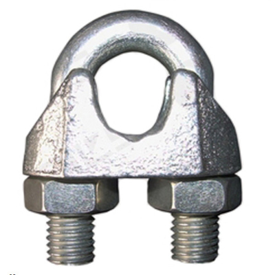 ABD Tipi Galvanizli Dövülebilir Kablo Kelepçeleri Halat Klipsi 0.68kg/Adet