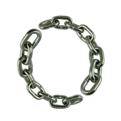 6mm 8mm Kısa Baklalı Galvanizli Zincir DIN 5685 Zincir 500N - 21200N