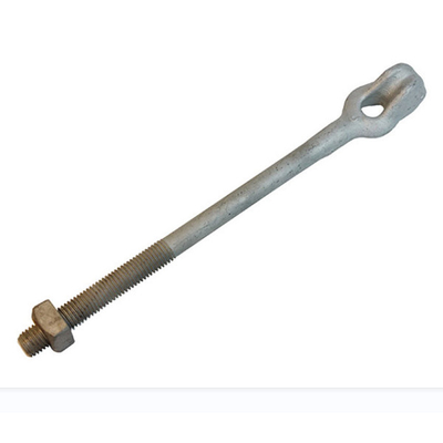 200mm - 450mm Elektrik Bağlantı Parçaları HDG Yüksük Göz Cıvatası