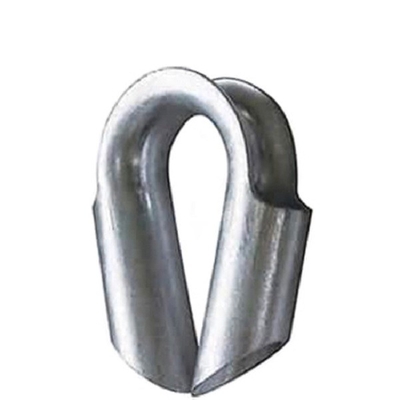 Sıcak Daldırma Galvanizli Tel Halat Yüksük Karbon Çelik Boru Yüksük 10 - 38mm