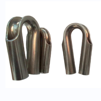 Sıcak Daldırma Galvanizli Tel Halat Yüksük Karbon Çelik Boru Yüksük 10 - 38mm